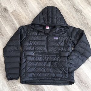 Patagonia down pullover quarter zip